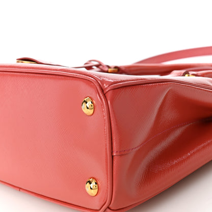 Prada Saffiano Vernice Mini Galleria Double Zip Tote Tamaris 10 of 10