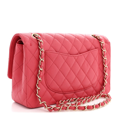 Chanel Caviar Quilted Medium Double Flap Dark Pink 3 of 11