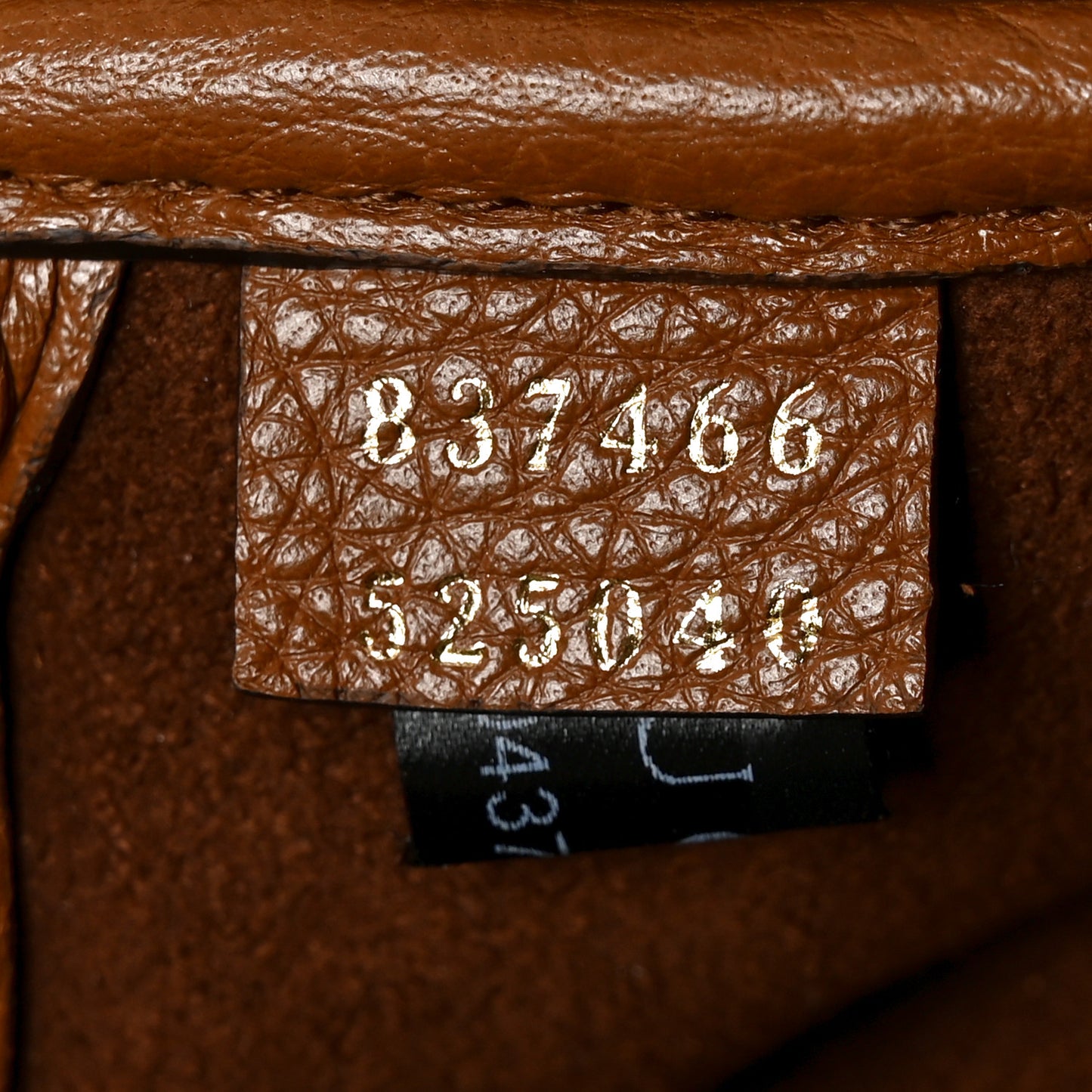Grained Calfskin Softbit Maxi Shoulder Bag Brown