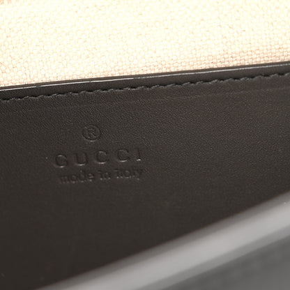 Gucci Charisma Calfskin Gucci Embossed Shoulder Flap Bag Black 6 of 14