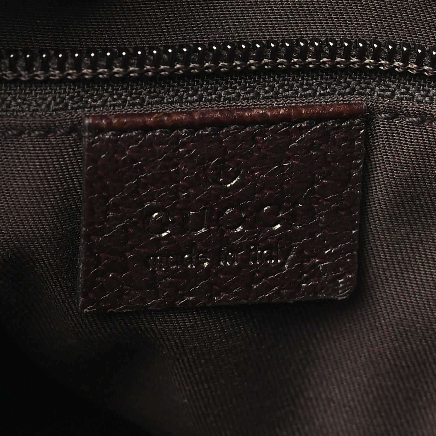 GG Monogram Web Messenger Crossbody Bag Dark Brown