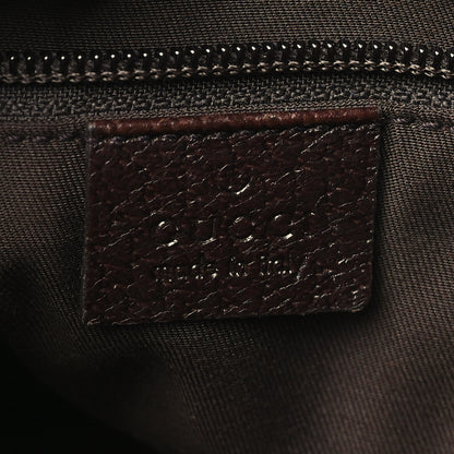 Gucci GG Monogram Web Messenger Crossbody Bag Dark Brown 6 of 9