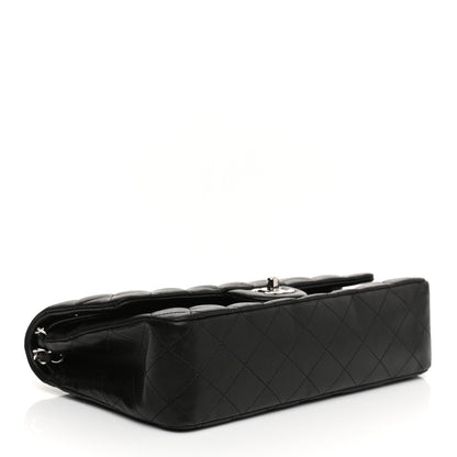 Chanel Lambskin Quilted Medium Double Flap Black 7 of 25