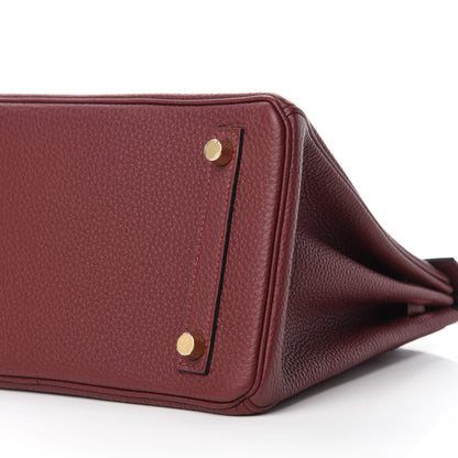 Hermes Togo Birkin 25 Rouge H 7 of 14
