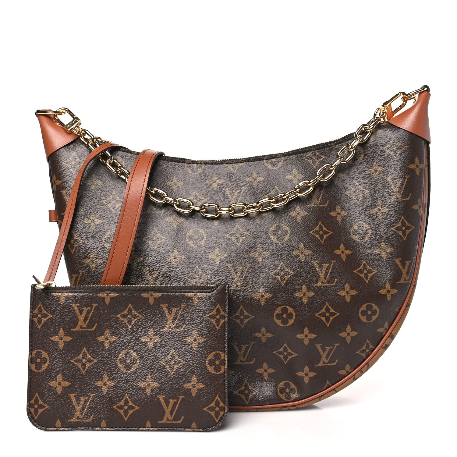 Louis Vuitton LOUIS VUITTON Reverse Monogram Loop Hobo 3 of 10