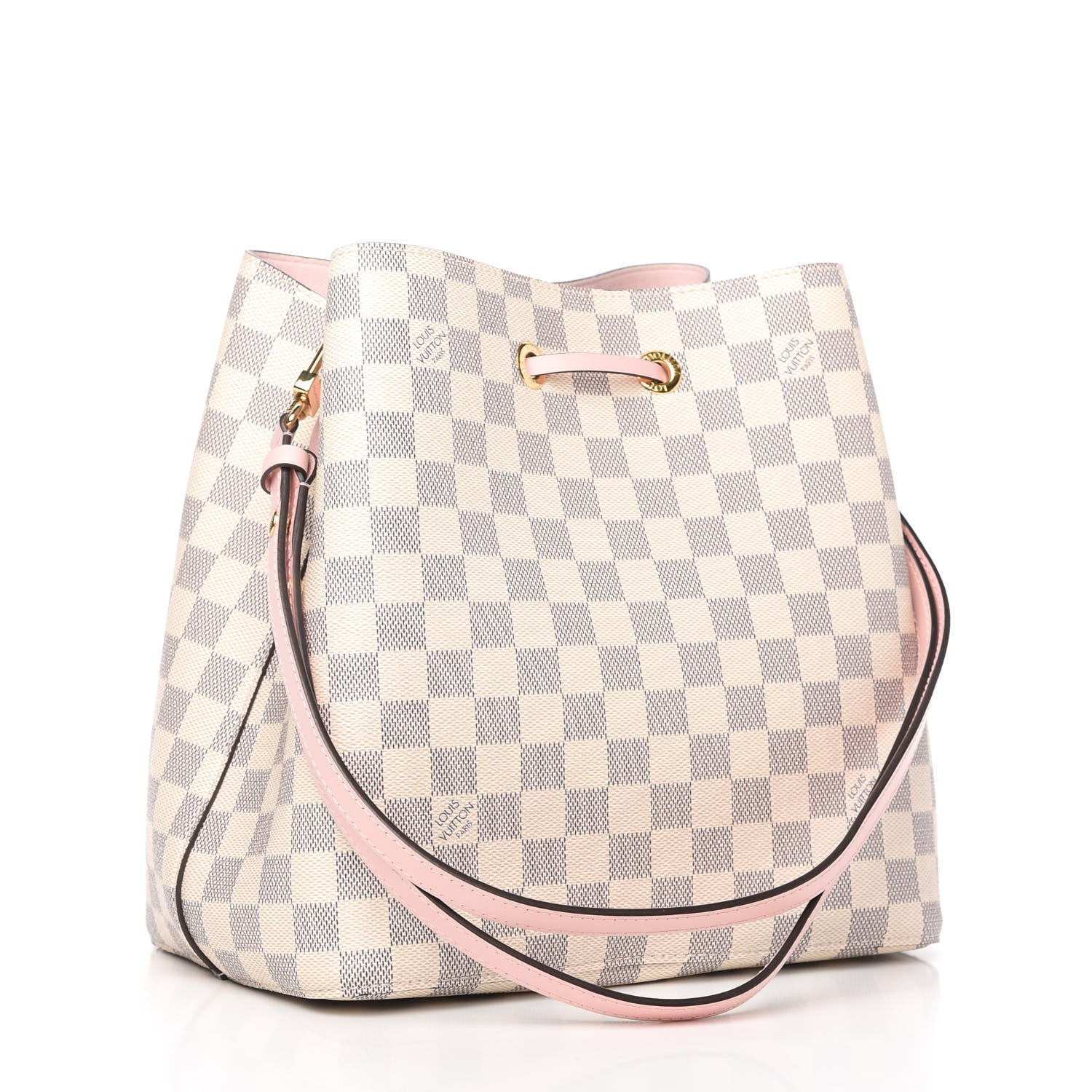 Louis Vuitton Damier Azur Neonoe MM Eau De Rose 3 of 10