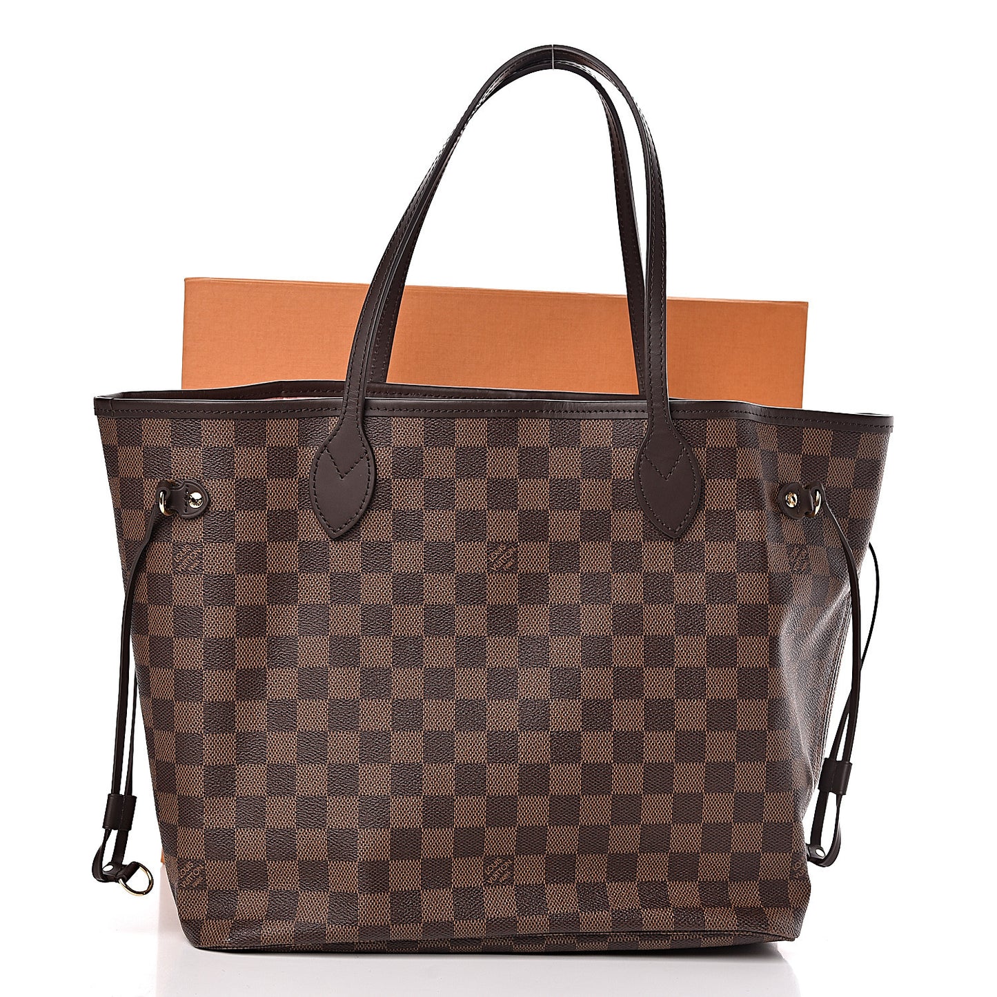 Damier Ebene Neo Neverfull MM Rose Ballerine
