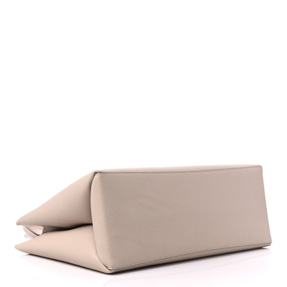 Louis Vuitton Grained Calfskin Lockme Shopper Greige 4 of 8