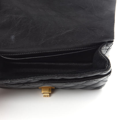 Chanel Aged Calfskin Quilted 2.55 Reissue Chain Waist Bag Black 5 of 9