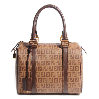 Fendi Zucchino Spalmati Forever Small Boston Tobacco 1 of 10
