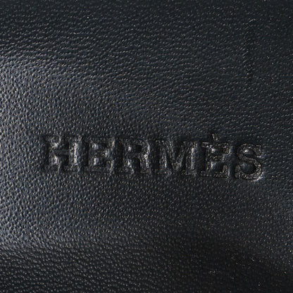 Hermes Suede Goatskin Womens Chypre Sandals 35 Black 7 of 10