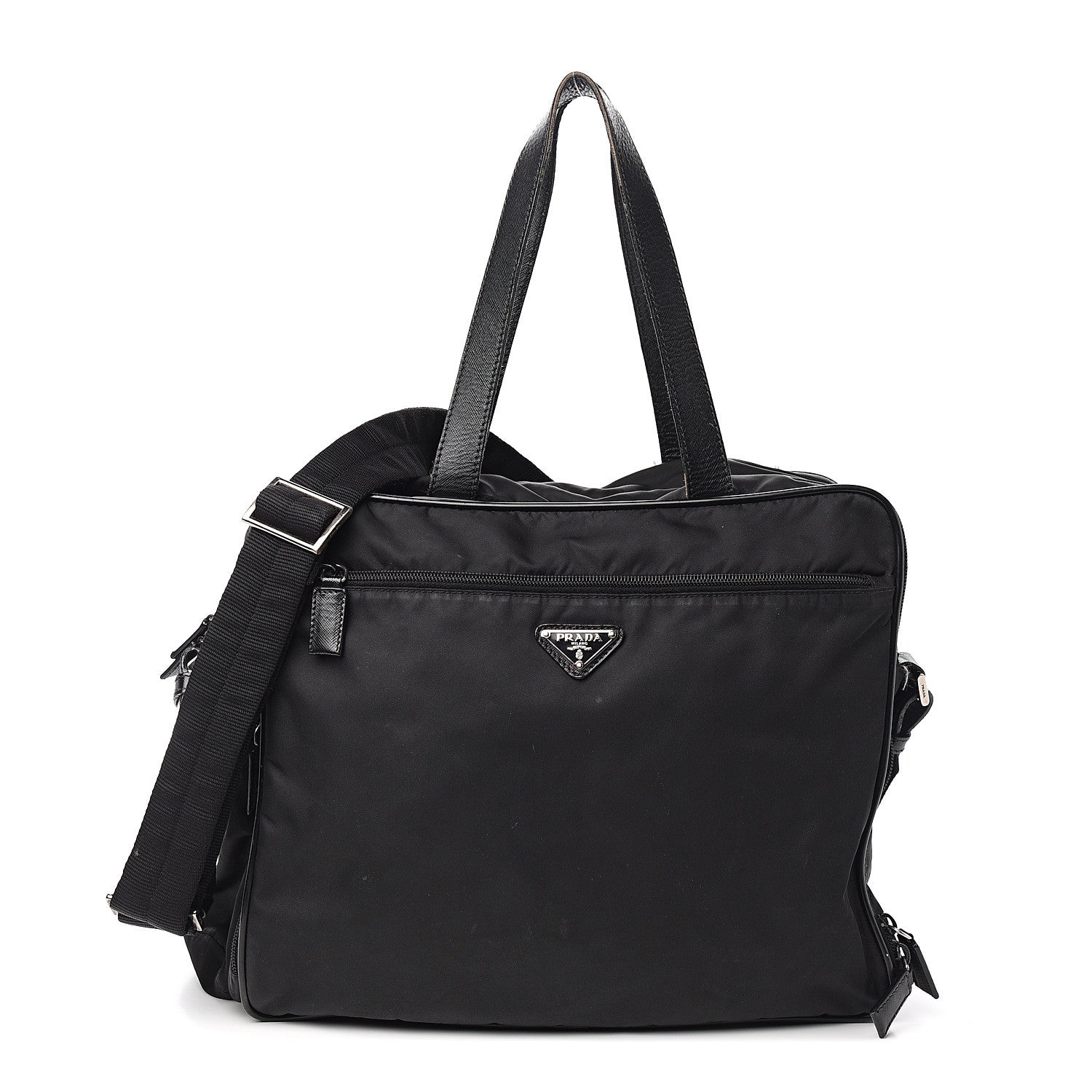Prada Tessuto Nylon Vela Diaper Bag Black 1 of 14