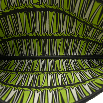 MCM Visetos Medium Liz Reversible Shopper Tote Black 9 of 15