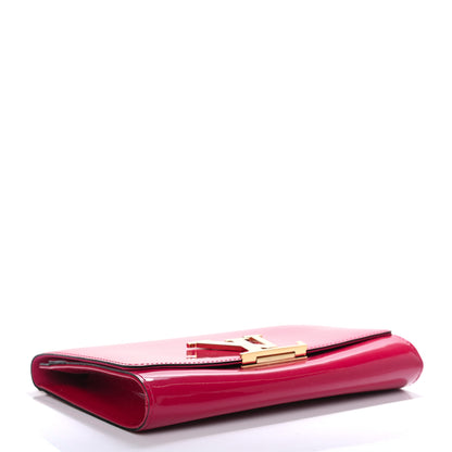 Louis Vuitton Patent Neo Sobe Louise Evening Clutch Rose Indien 4 of 6