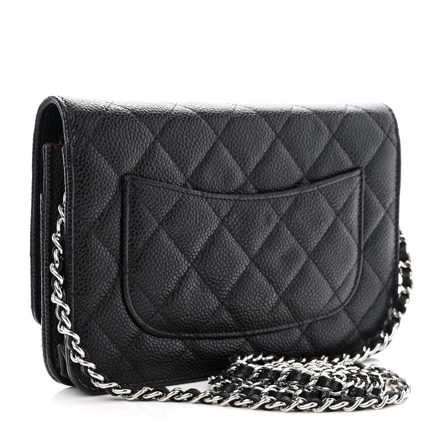 Chanel Caviar Quilted Wallet on Chain WOC Black 3 of 13