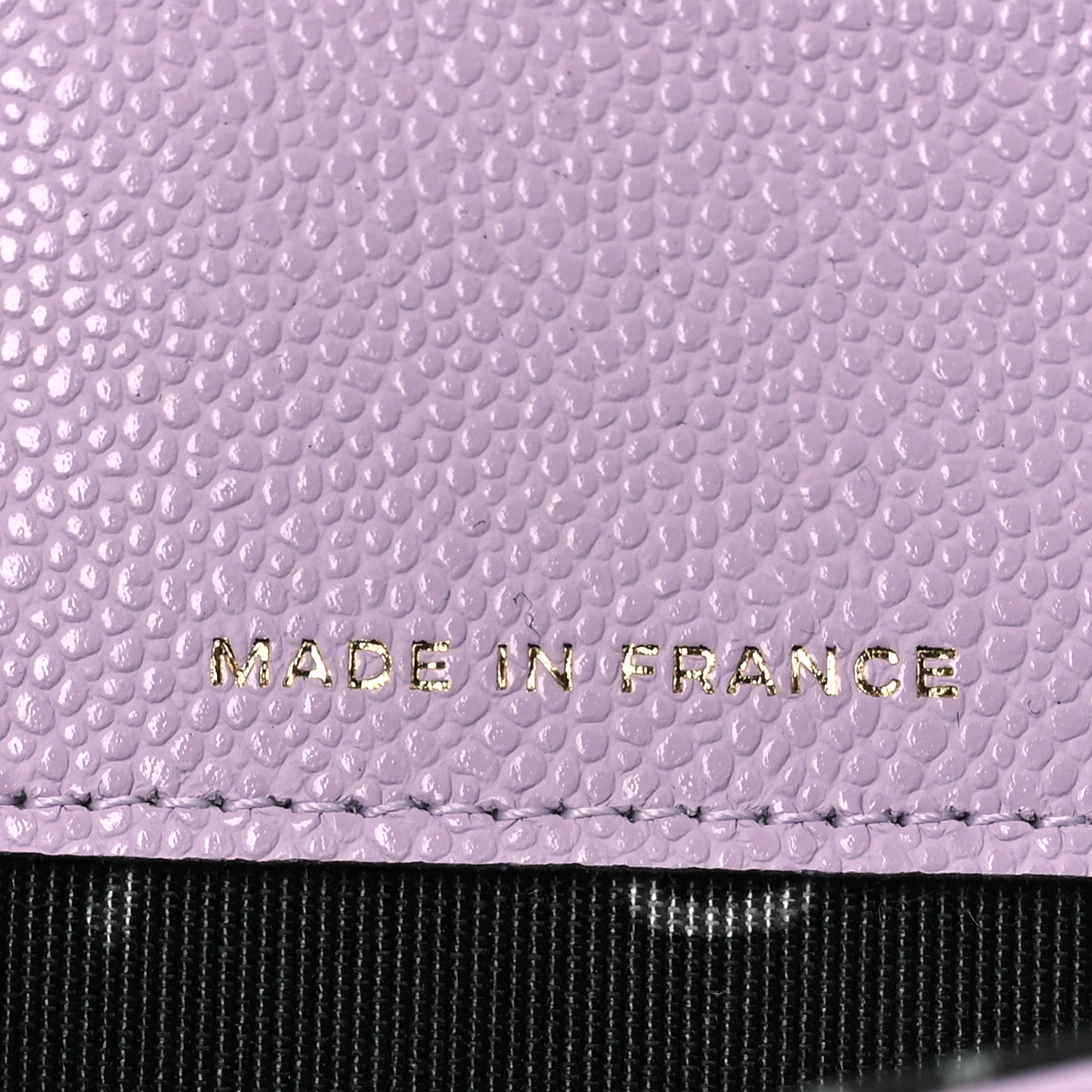 Chanel Caviar Quilted Flap Card Holder Wallet Light Purple 8 of 9