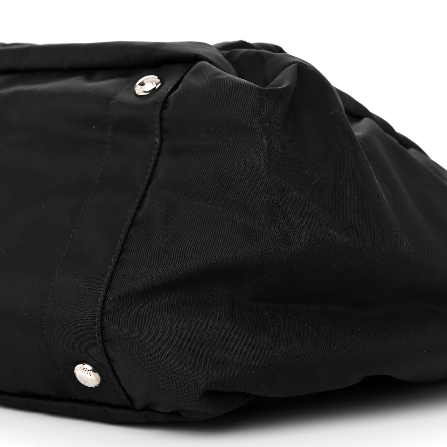 Tessuto Nylon Vela Diaper Bag Black