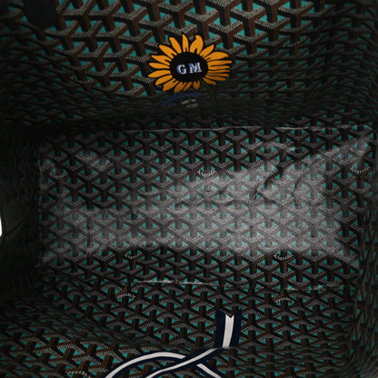 Goyard Goyardine Sunflower Reversible Saint Louis Claire Voie GM Black Opaline 10 of 18
