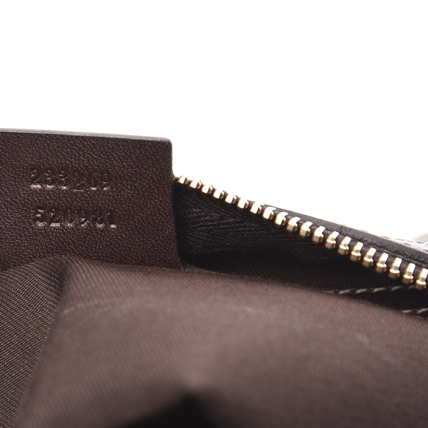 GG Supreme Monogram Belt Bag Dark Brown