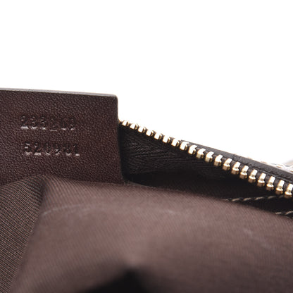 Gucci GG Supreme Monogram Belt Bag Dark Brown 7 of 10