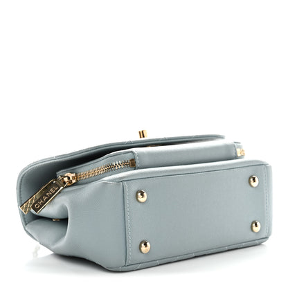 Chanel Caviar Quilted Small Business Affinity Flap Light Blue 9 of 28