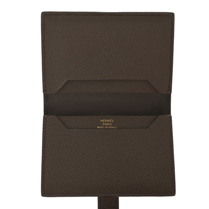 Hermes Epsom Bearn Card Holder Wallet Etain 5 of 7