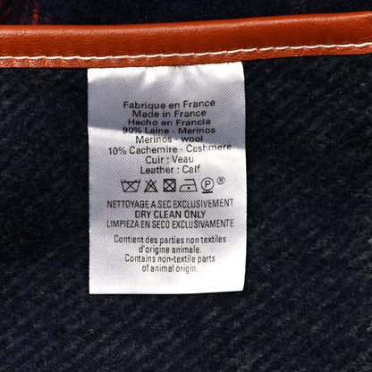 Hermes Merino Wool Cashmere Rocabar Poncho Gris 3 of 6
