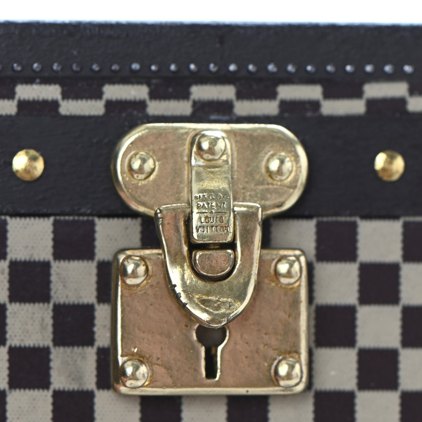 Damier 1895 Ladies Hat Trunk Mini Malle Chapeaux Jewelry Box