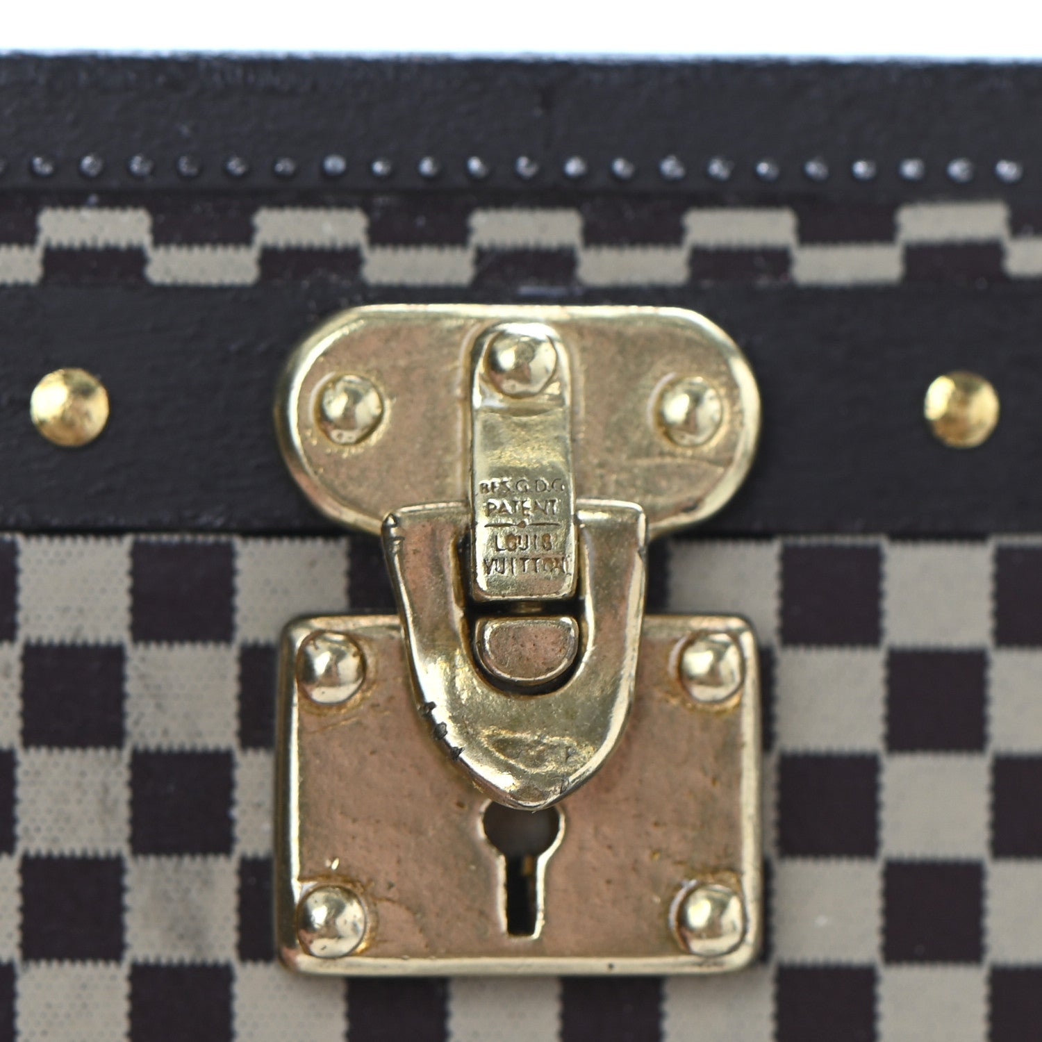 Louis Vuitton Damier 1895 Ladies Hat Trunk Mini Malle Chapeaux Jewelry Box 13 of 16