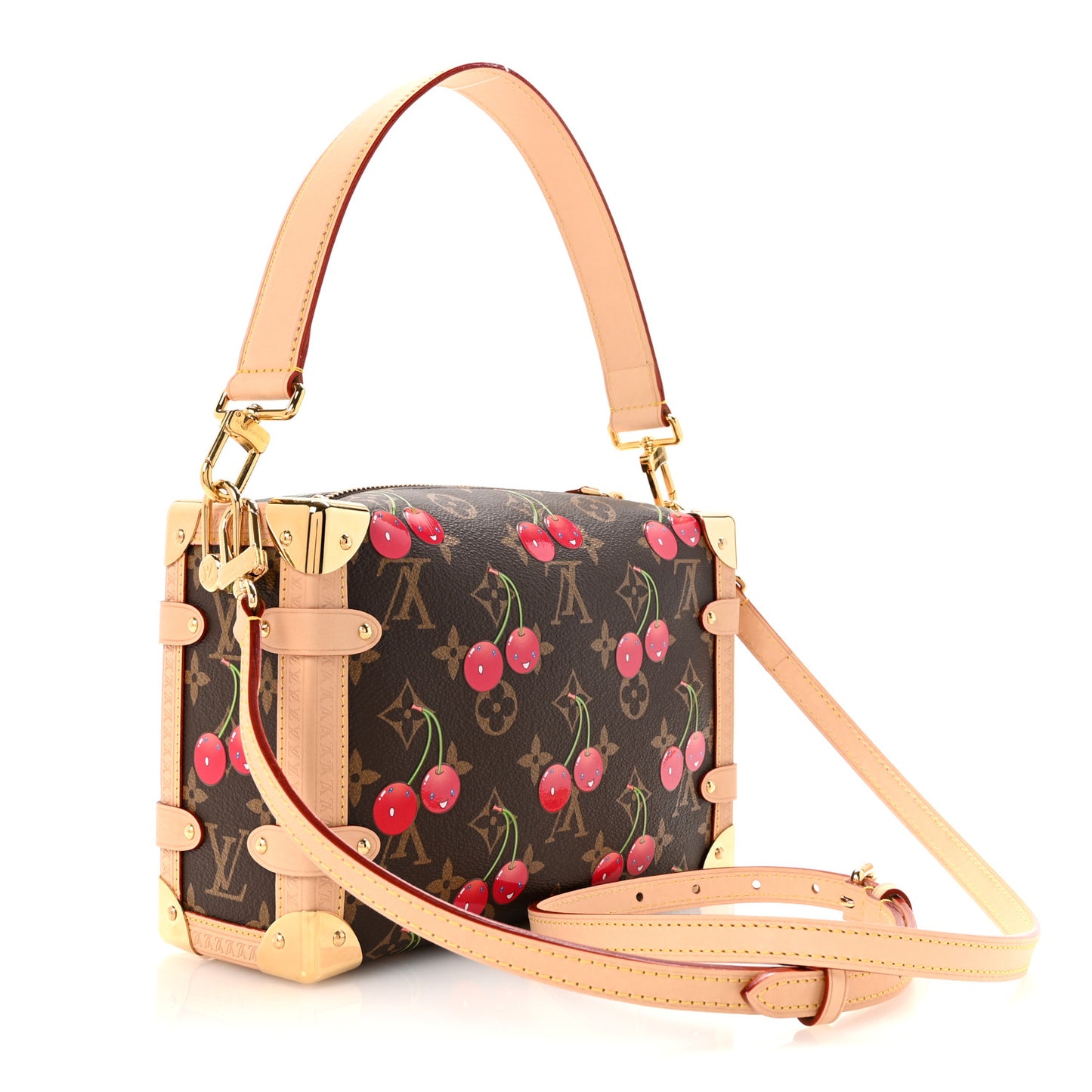 LV X TM Monogram Cerises Side Trunk MM