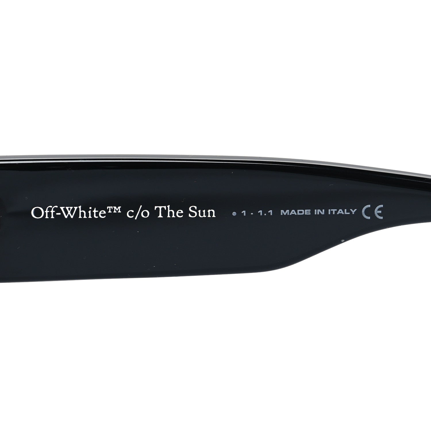 Off-White Acetate Square The Sun Sunglasses Black 5 of 7