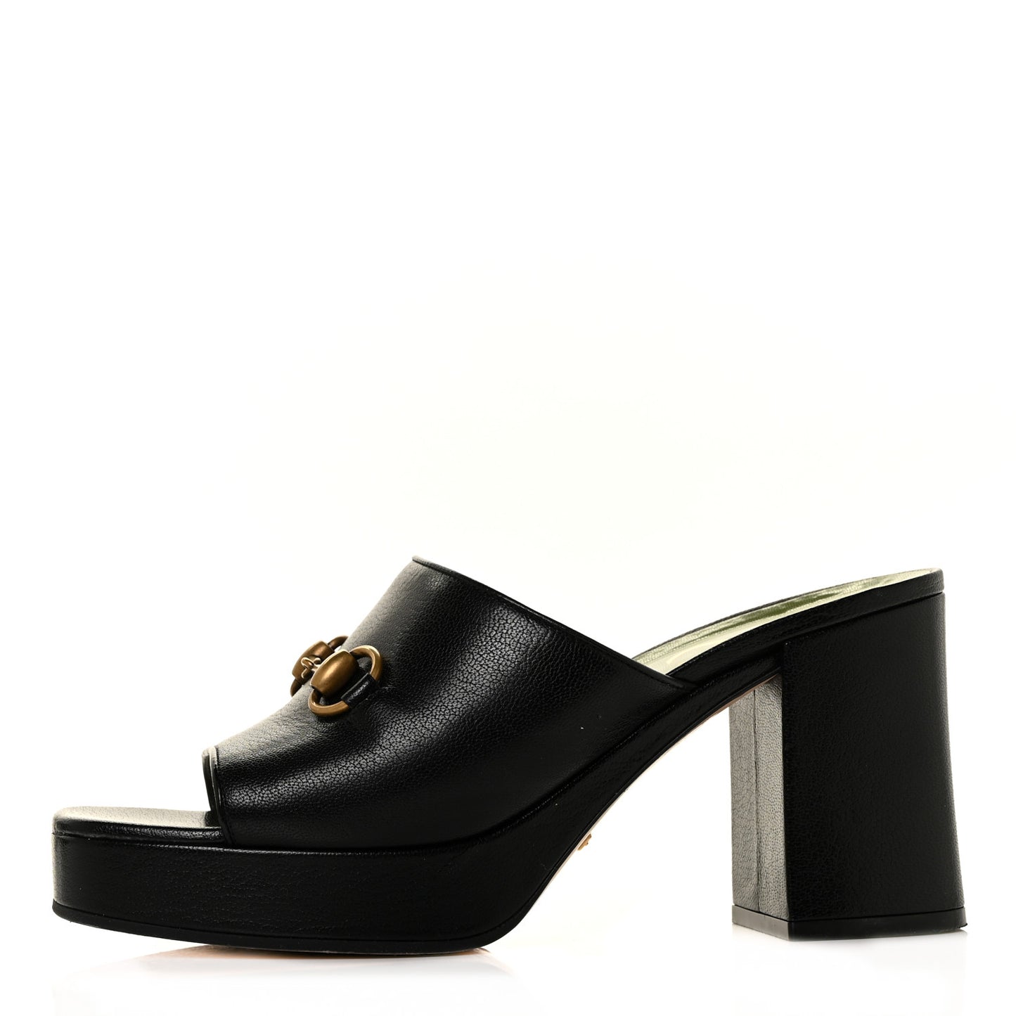 Granada Kid Houdan Platform Slide Sandals 39.5 Black