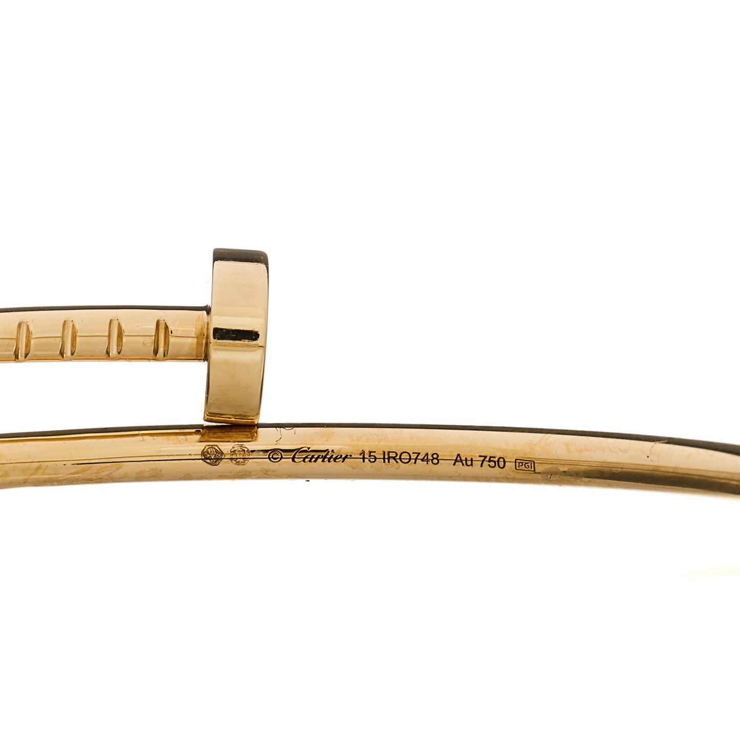 18K Yellow Gold Small Juste Un Clou Bracelet 15