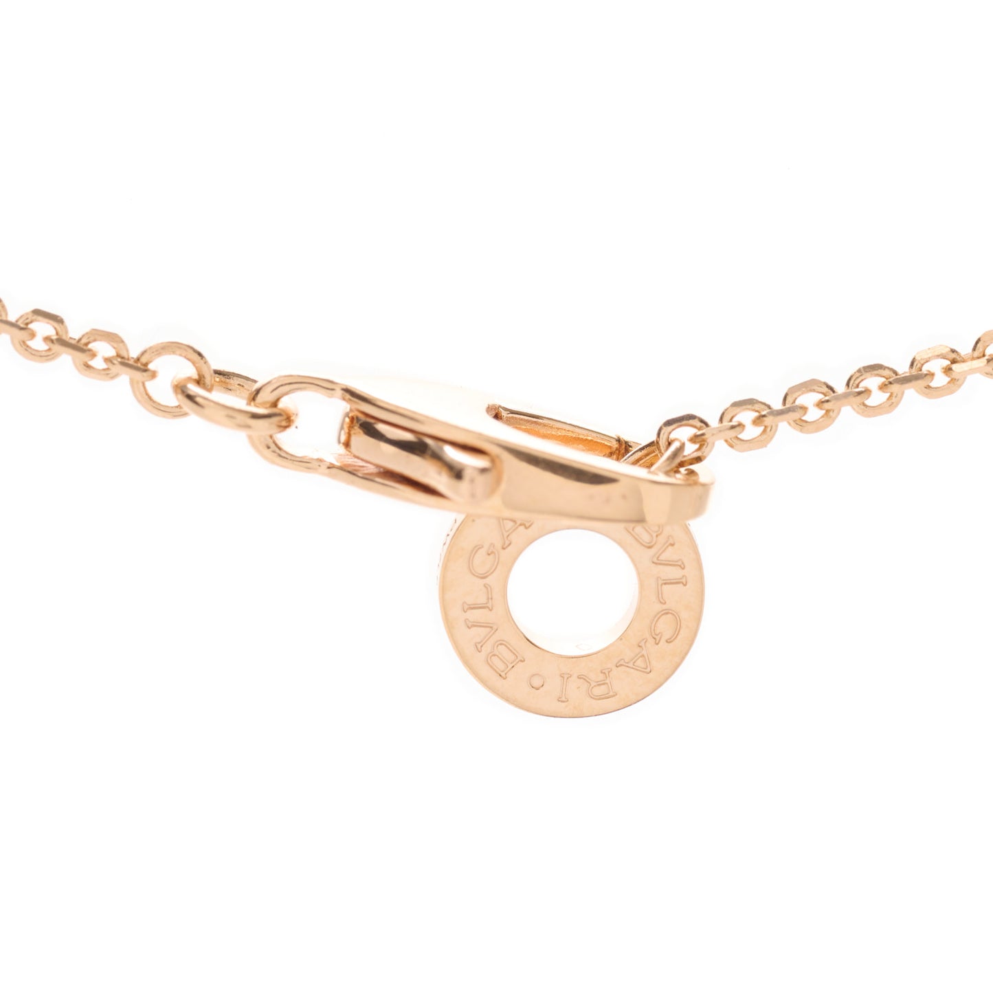 18K Rose Gold Diamond Mother of Pearl Small Divas' Dream Pendant Necklace