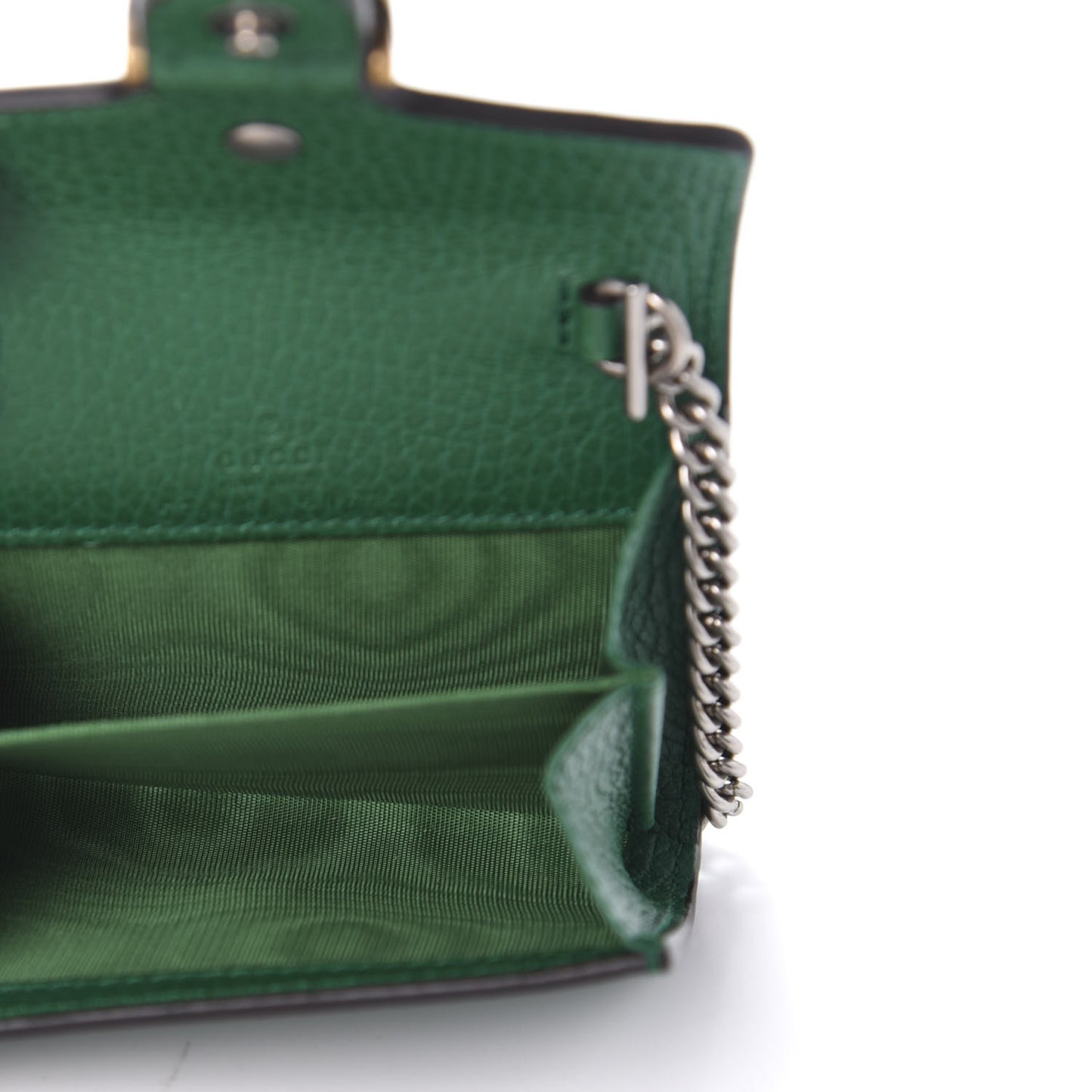 Calfskin Dionysus Coin Purse Emerald