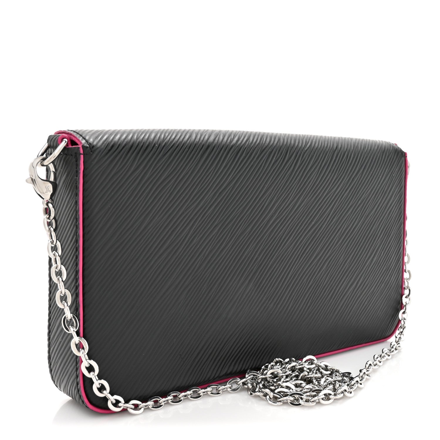 Louis Vuitton Epi Pochette Felicie Black Hot Pink 7 of 25