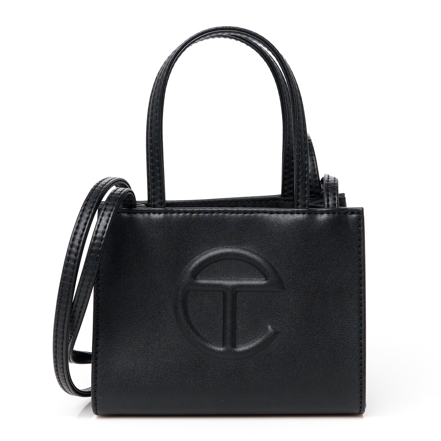 Telfar Vegan Leather Small Shopping Bag Black 1 of 10