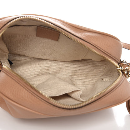 Gucci Pebbled Calfskin Small Soho Disco Bag Rose Beige 5 of 7