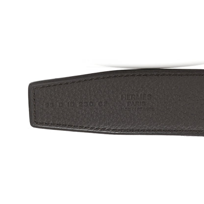 Hermes Swift Togo 32mm H Belt 95 Black Etain 5 of 6