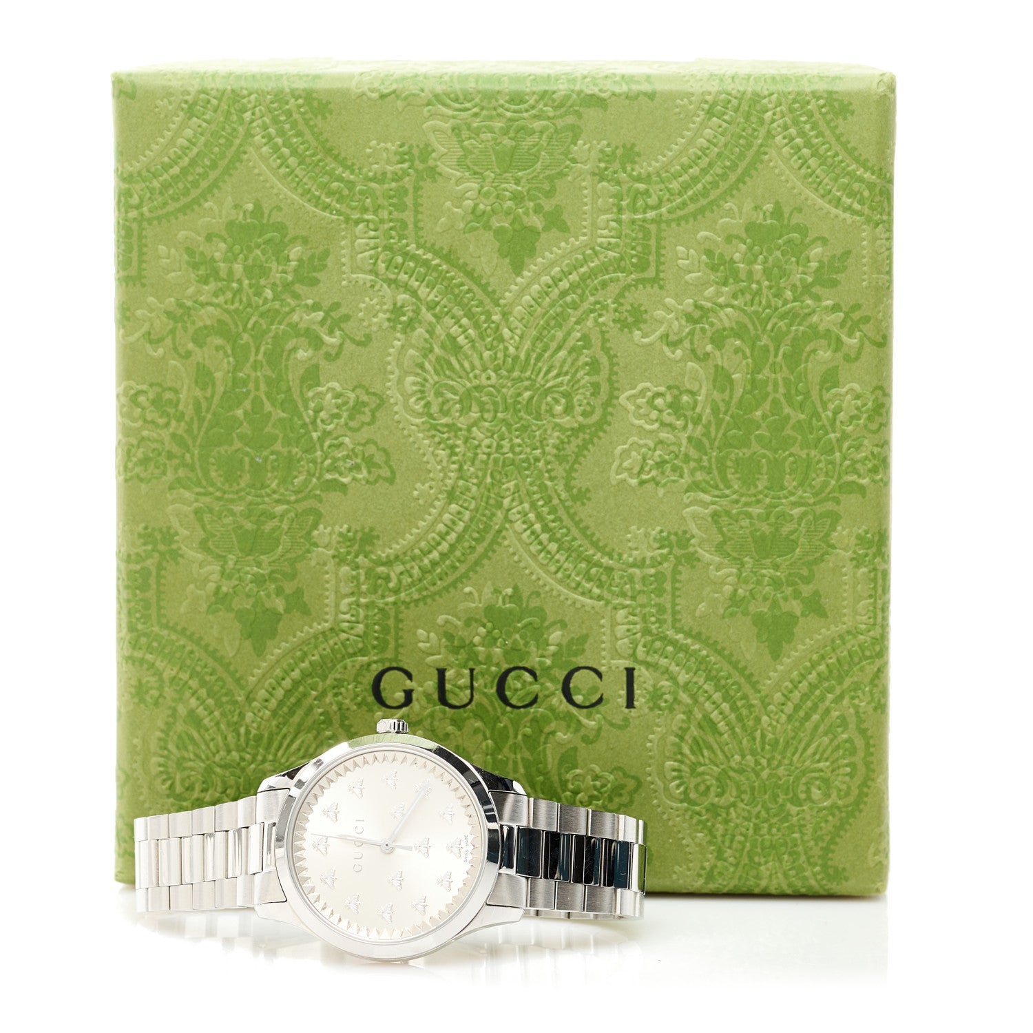 Gucci Stainless Steel 32mm G-Timeless Bee Quartz Watch 5 of 5