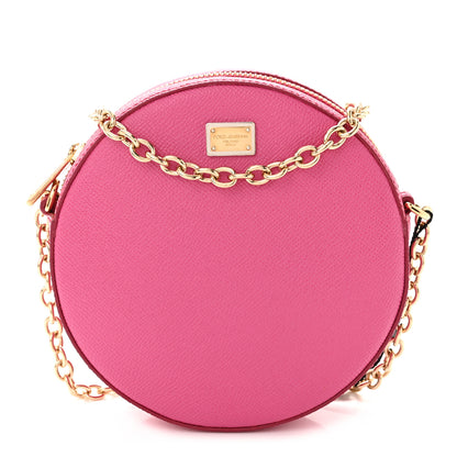 Dolce & Gabbana Dauphine Round Crossbody Pink 1 of 10