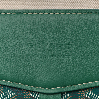 Goyard Goyardine Calfskin Cisalpin Document Case Green 6 of 9