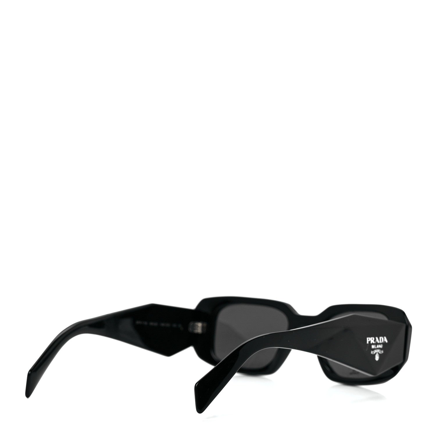 Prada Acetate Symbole Sunglasses SPR 17W Black 4 of 6
