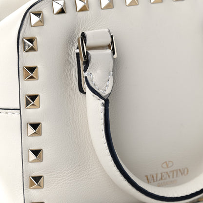 Valentino Garavani Calfskin Rockstud Top Handle Camera Crossbody Bag Ivory 12 of 12