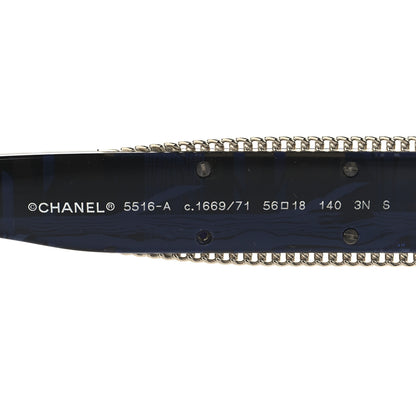 Chanel Acetate CC Sunglasses 5516-A Blue 5 of 7