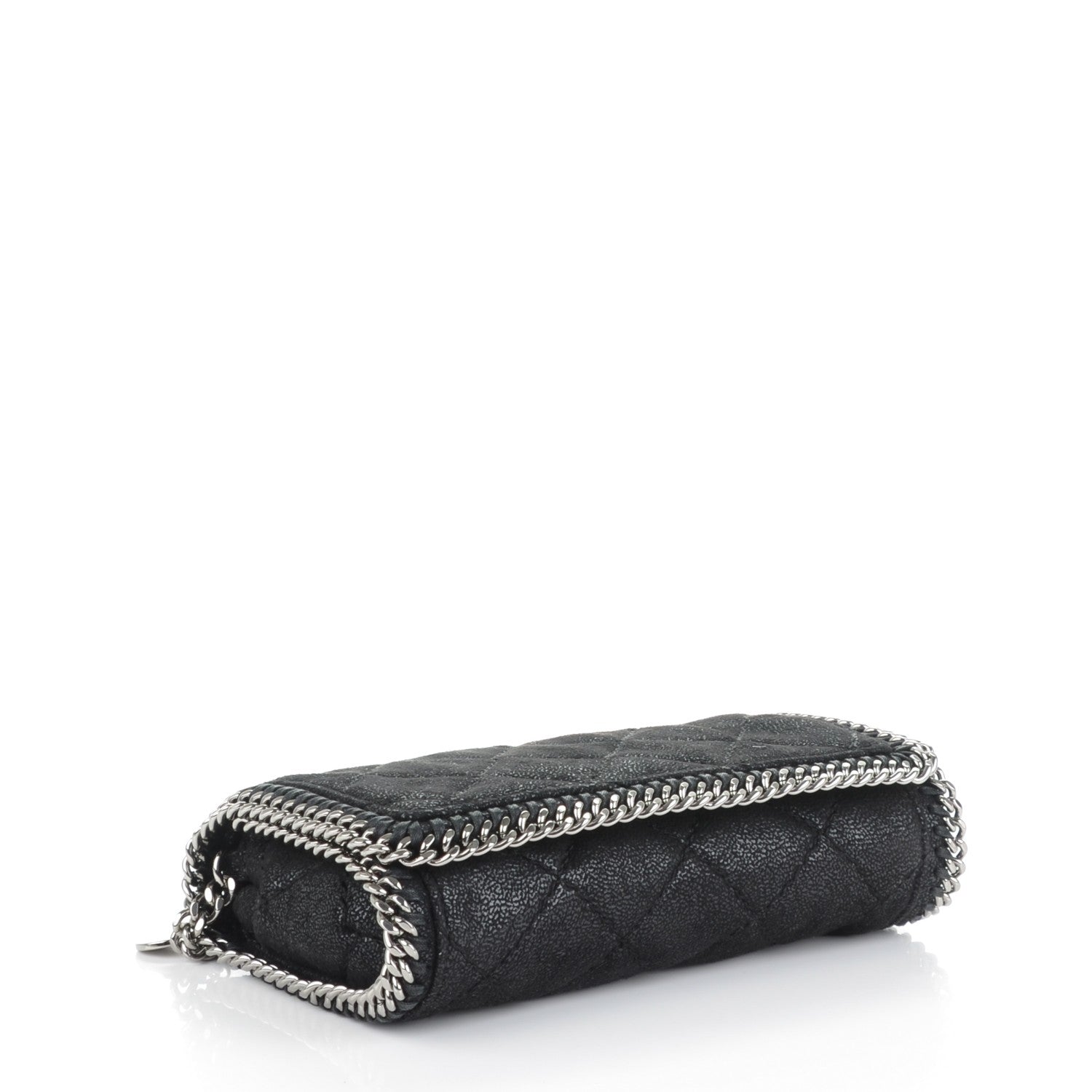 Stella McCartney Shaggy Deer Quilted Falabella Crossbody Bag Black 4 of 7