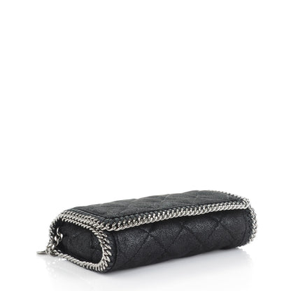 Stella McCartney Shaggy Deer Quilted Falabella Crossbody Bag Black 4 of 7
