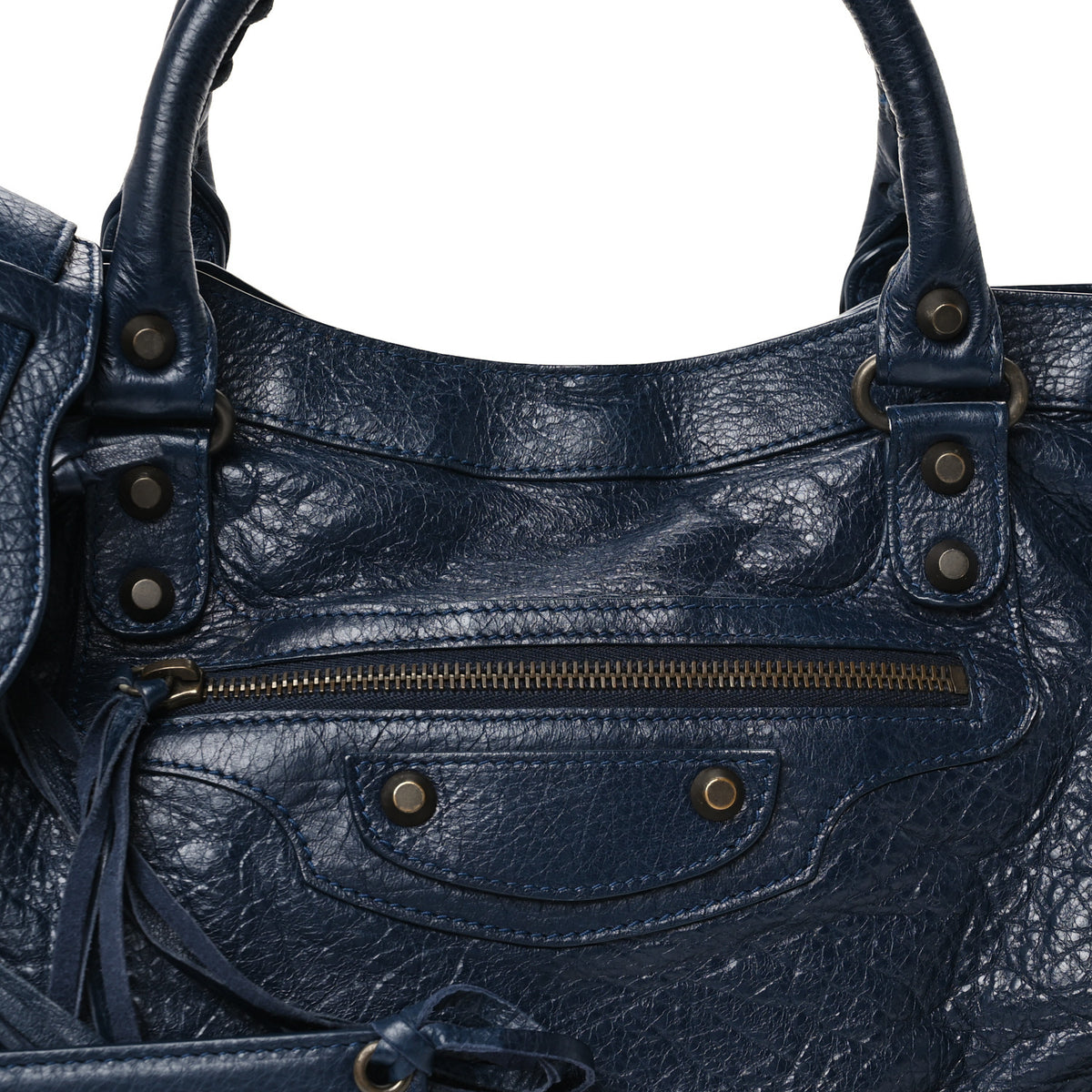 Balenciaga Agneau Classic Hardware City Bleu Obscur 9 of 11