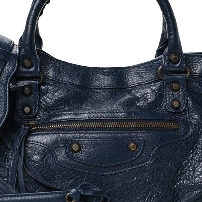 Balenciaga Agneau Classic Hardware City Bleu Obscur 9 of 11