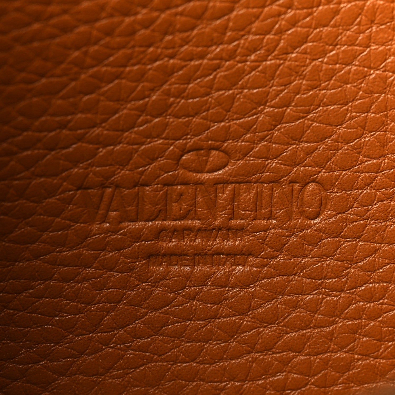 Valentino Garavani Pebbled Calfskin Medium Rockstud Flip Lock Crossbody Bag Bright Cognac 6 of 8
